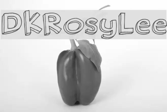 DKRosyLee Font examples