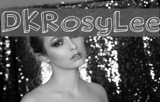 DKRosyLee Font examples