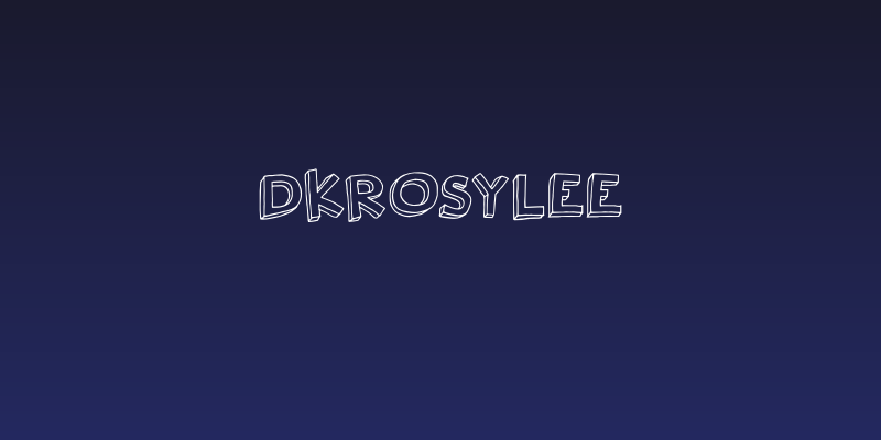 DKRosyLee Social Header