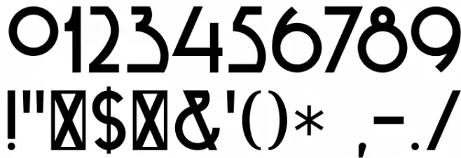 DKRotorua Font OTHER CHARS