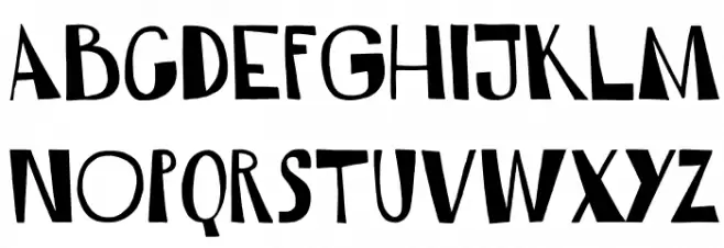 DKRumDoodle Schriftart Groß