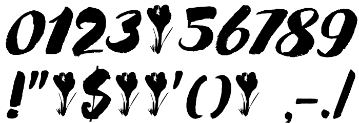 DKSaffronWalden Font OTHER CHARS
