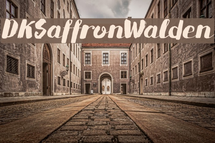 DKSaffronWalden Font examples
