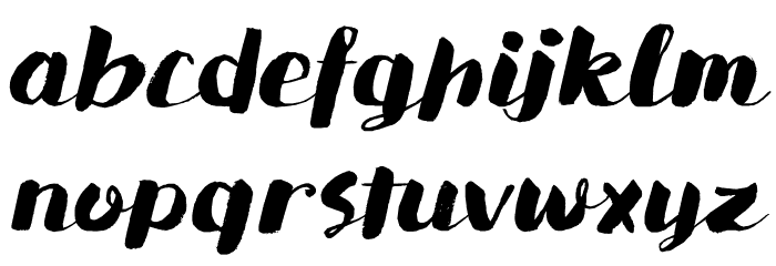DKSaffronWalden Font LOWERCASE