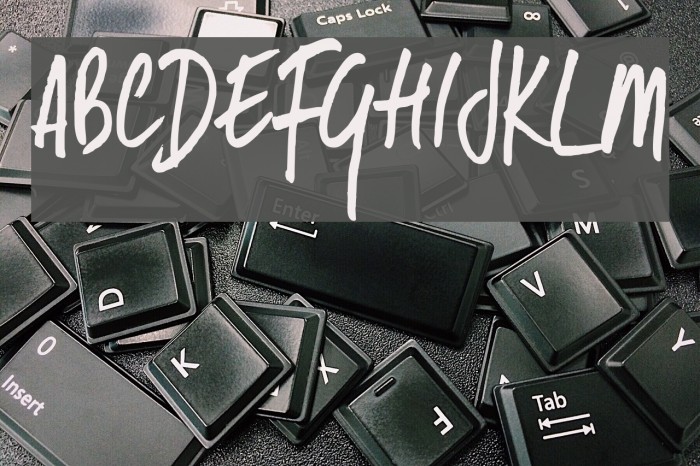 DKSameSameButDifferent Font examples
