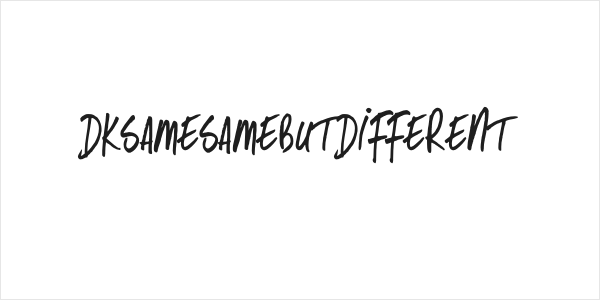 DKSameSameButDifferent Logo