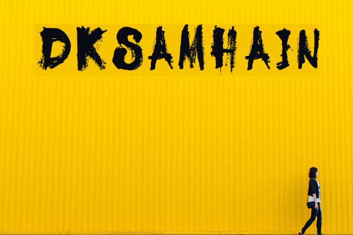 DKSamhain Font examples