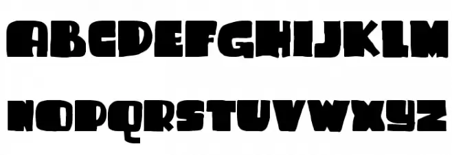 DKSammyBoy Шрифта ВЕРХНИЙ