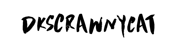 DKScrawnyCat  font caratteri gratis