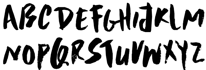 DKScrawnyCat Font LOWERCASE