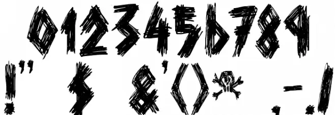 DKScurvyDog Font OTHER CHARS