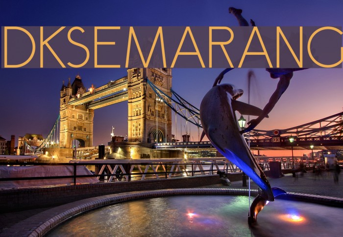 DKSemarang Font examples