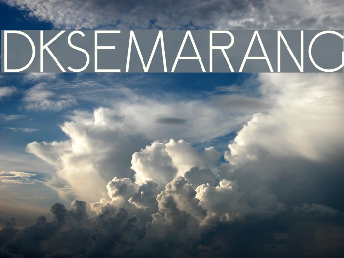 DKSemarang Font examples