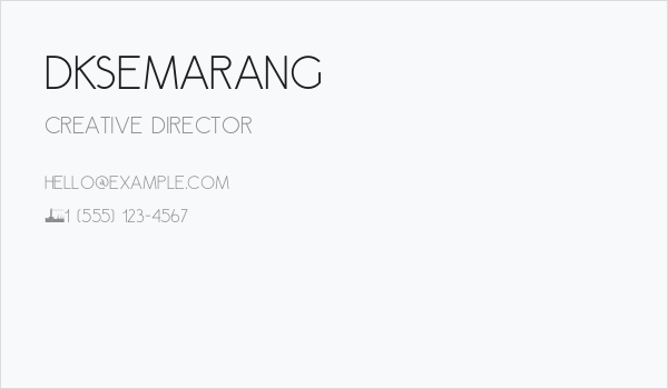 DKSemarang Business Card