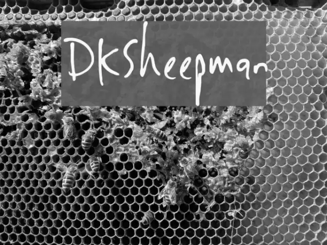 DKSheepman Font examples