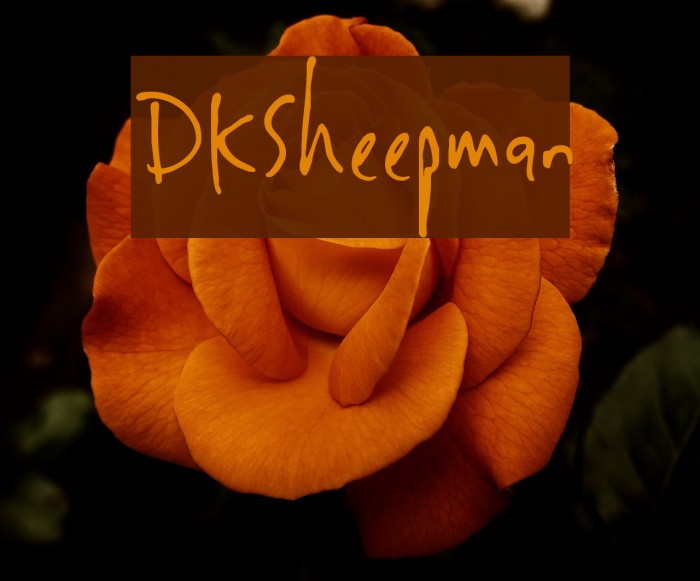 DKSheepman Font examples