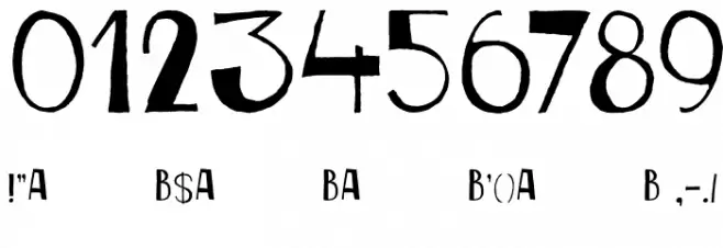 DKSiriusB Font OTHER CHARS