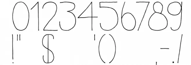 DKSleepyTime Font OTHER CHARS