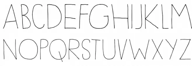 DKSleepyTime Шрифта ВЕРХНИЙ