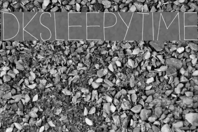 DKSleepyTime Font examples
