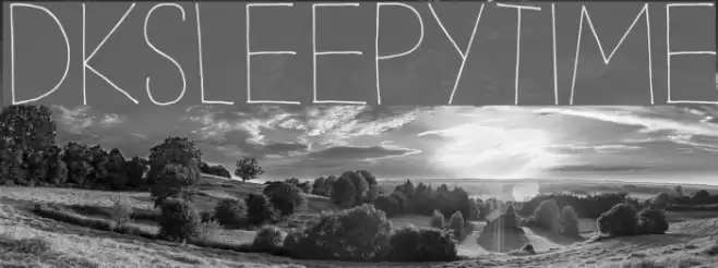 DKSleepyTime Font examples