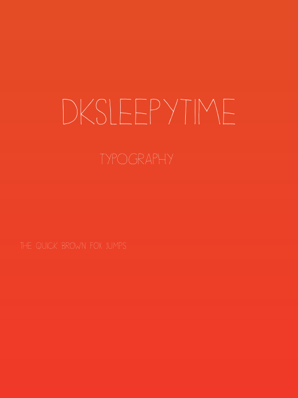 DKSleepyTime Poster