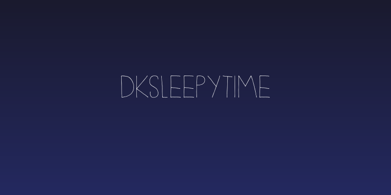 DKSleepyTime Social Header