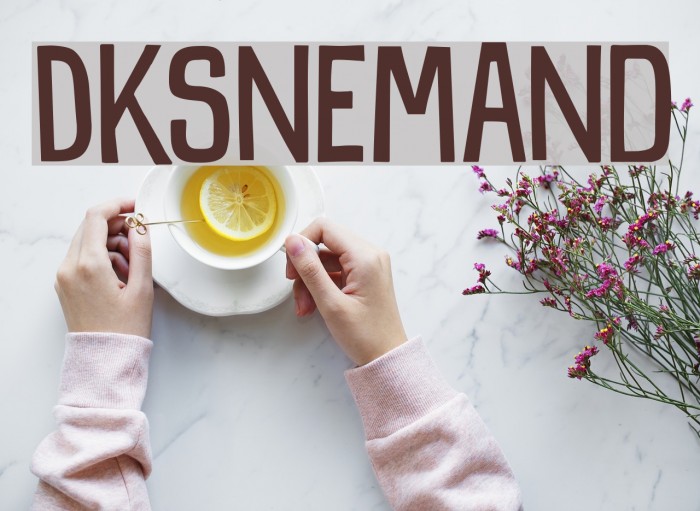 DKSnemand Font examples