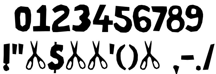 DKSnippitySnap Font OTHER CHARS