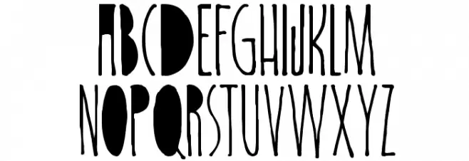 DKSpiderlegs-Blackened Polices MAJUSCULES