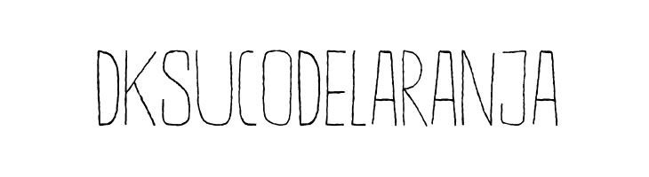 DKSucoDeLaranja Font