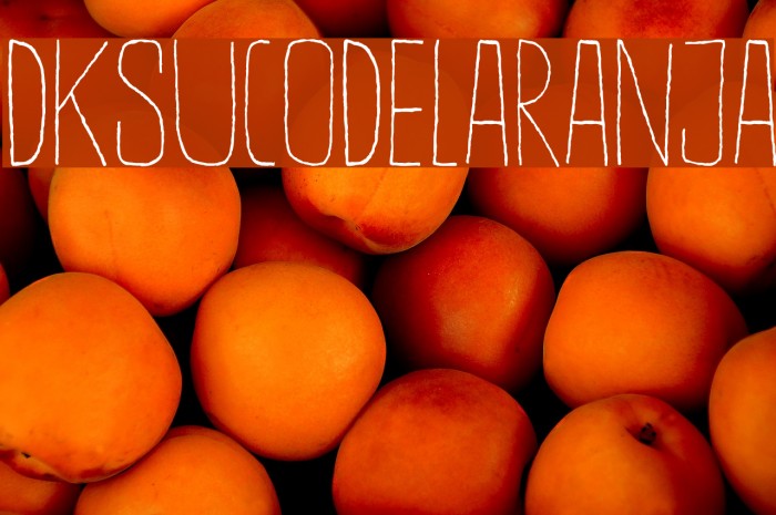 DKSucoDeLaranja Font examples