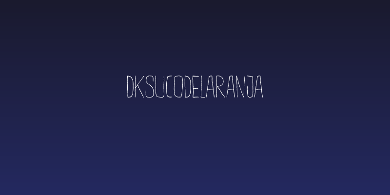 DKSucoDeLaranja Social Header