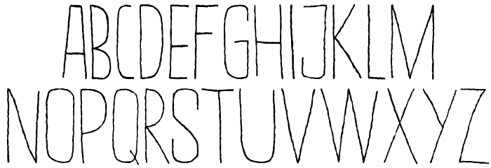 DKSucoDeLaranja Font LOWERCASE