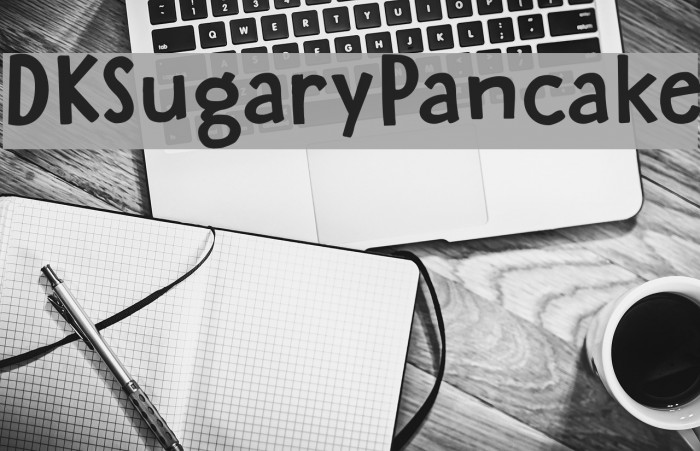 DKSugaryPancake Font examples