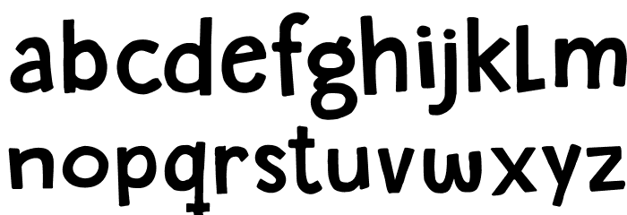 DKSugaryPancake Font LOWERCASE
