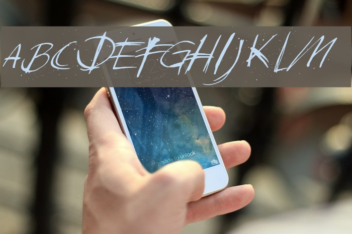 DKSundayMonday Font examples