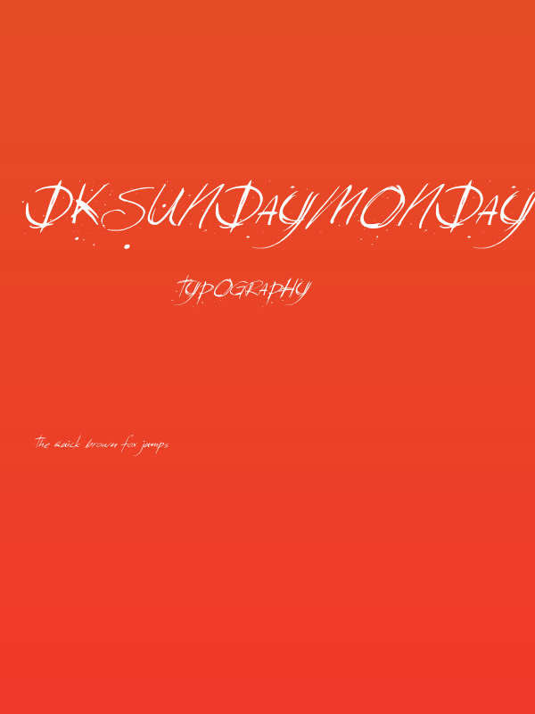 DKSundayMonday Poster