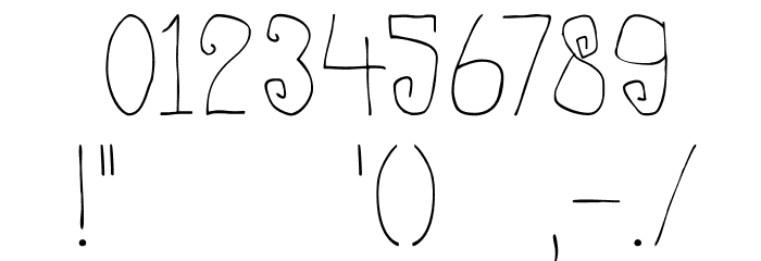 DKThievery Font OTHER CHARS