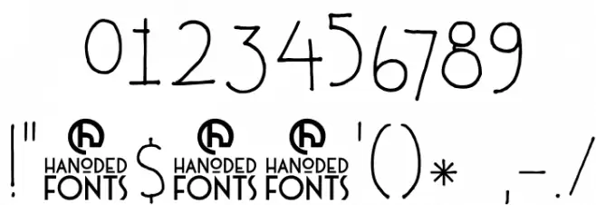 DKTobu Font OTHER CHARS