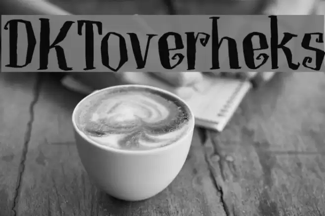 DKToverheks Font examples