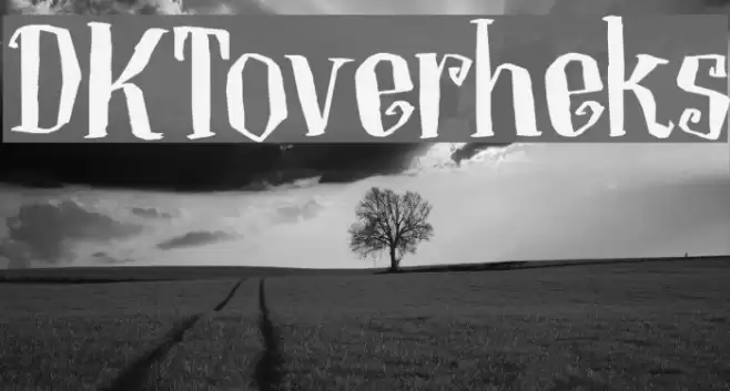 DKToverheks Font examples