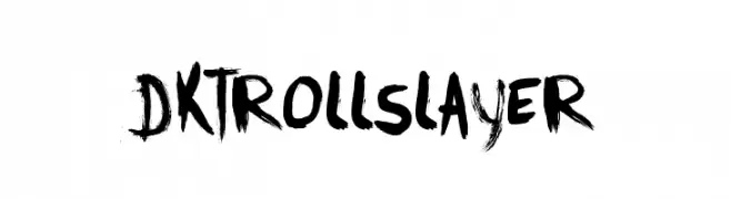 DKTrollslayer  Скачать бесплатные шрифты
