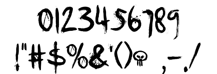 DKTrollslayer Font OTHER CHARS