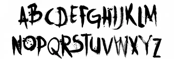 DKTrollslayer Шрифта ВЕРХНИЙ