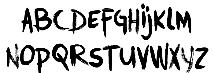 DKTrollslayer Font LOWERCASE