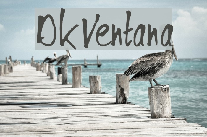 DKVentana Font examples