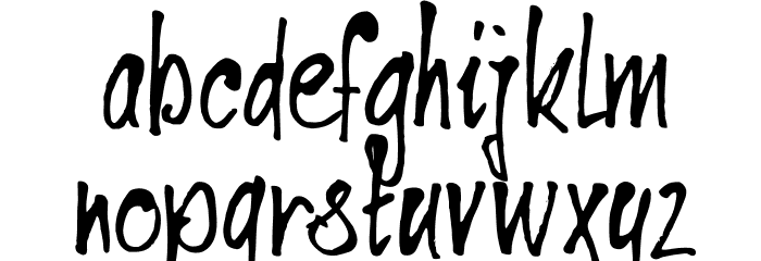 DKVentana Font LOWERCASE
