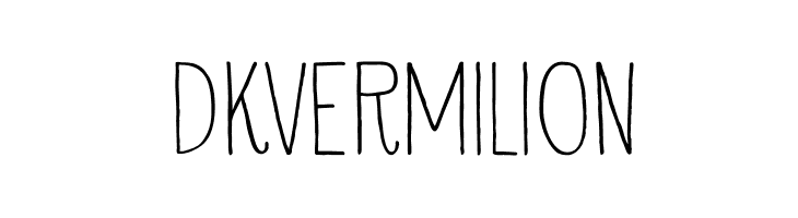 DKVermilion Font