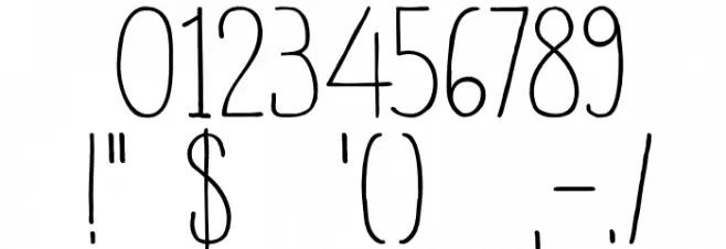 DKVermilion Font OTHER CHARS